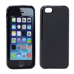 iPhone 5 5S Matte TPU Gel case (Black)